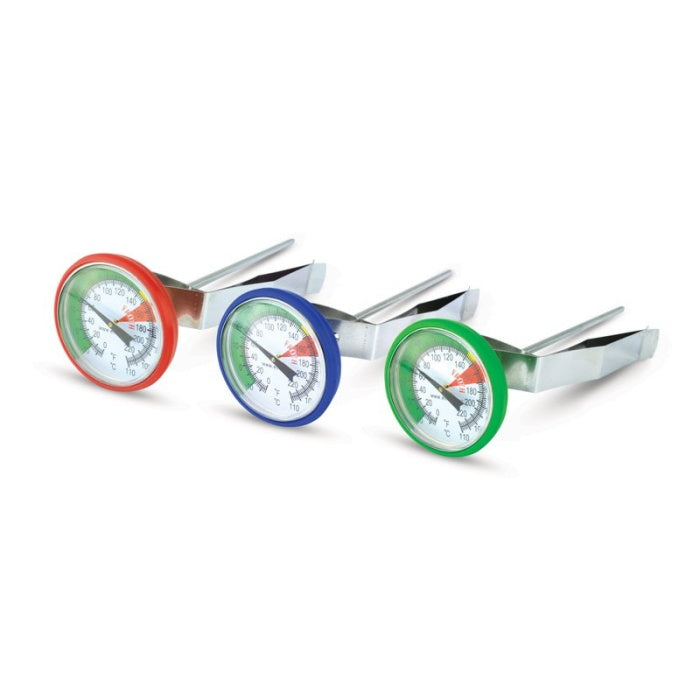 Farbcodierte Milchaufschäum-Thermometer - Barista-Thermometer