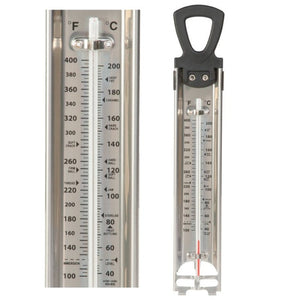 Edelstahl-Einkochthermometer für Süßwaren, Frittieren und Marmelade