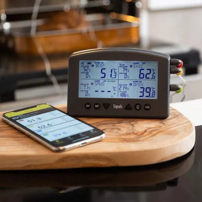 Grill- und Ofenthermometer ETI Signals mit WLAN und Bluetooth