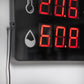 LED-Wandthermometer und -Hygrometer