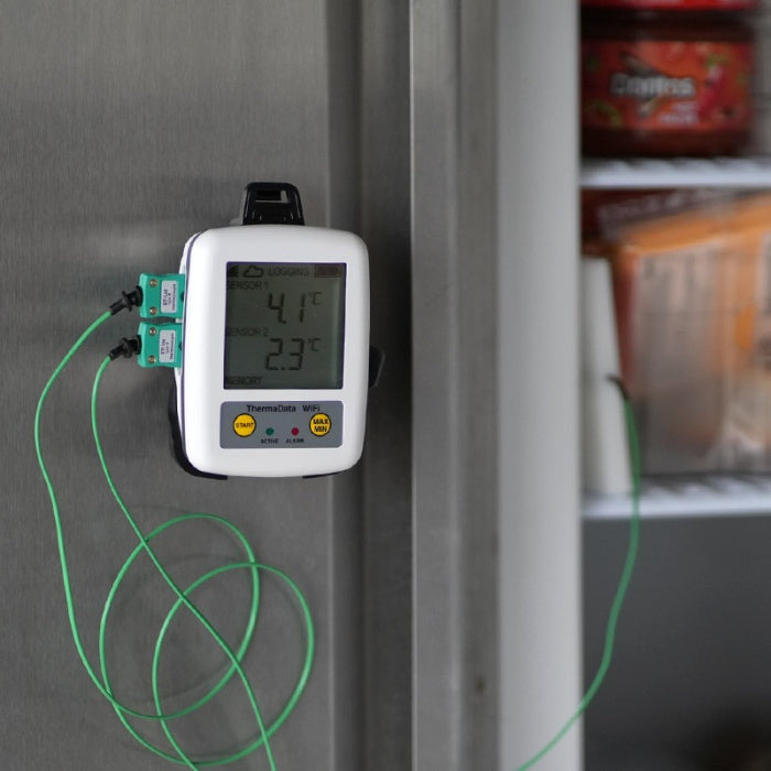 WLAN-Datenlogger für kabellose Temperaturüberwachung: ETI ThermaData WiFi TD2TC