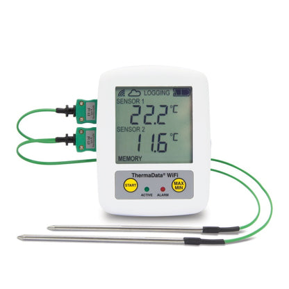 WLAN-Datenlogger für kabellose Temperaturüberwachung: ETI ThermaData WiFi TD2TC